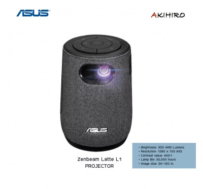 PROJECTOR (เครื่องฉายภาพ) ASUS ZenBeam Latte L1 Portable LED Projector 2 Y.